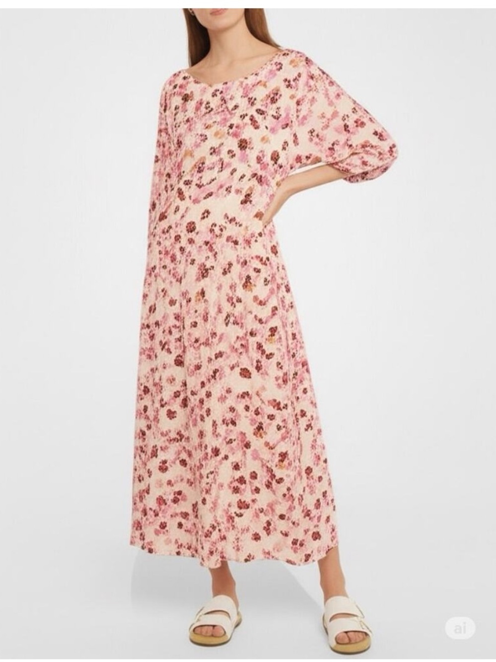 H&M Floral Midi Dress